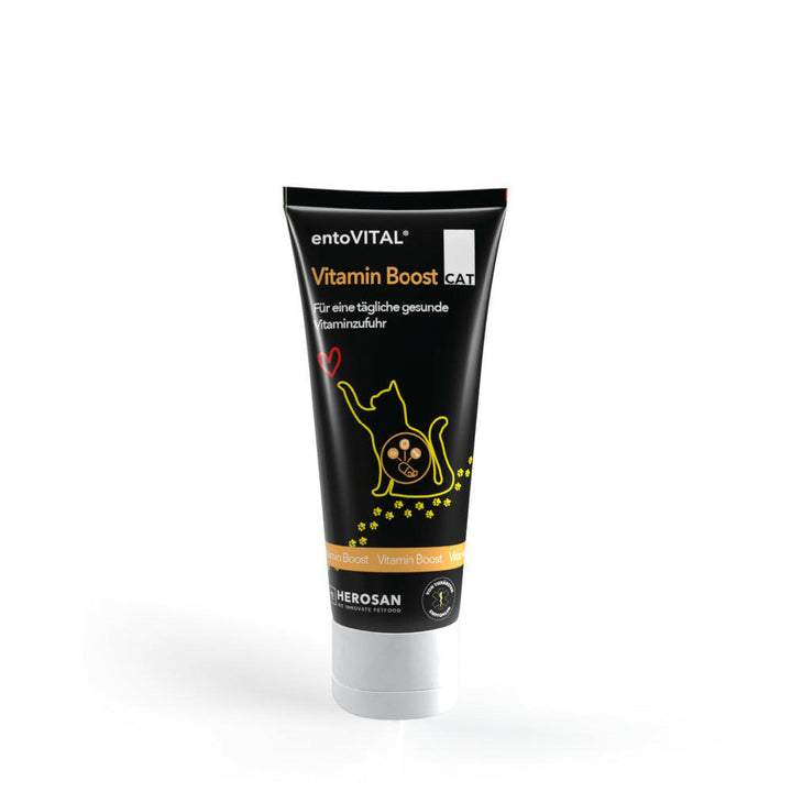 Tube entoVITAL CAT Vitamin Boost für die tägliche Vitaminzufuhr, freigestellt